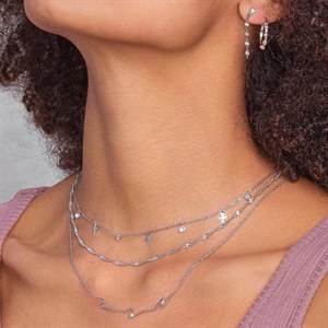 Cross52 sølv halskæde fraNordahl Jewellery | 225 135